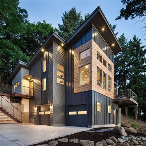 exterior metal siding house|residential metal siding options.